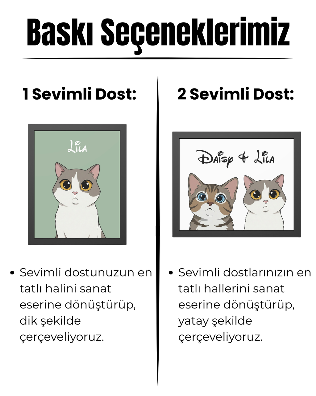 Kişiye Özel "Disney Kahramanı" Temalı Evcil Hayvan Tasarımlı Tablo